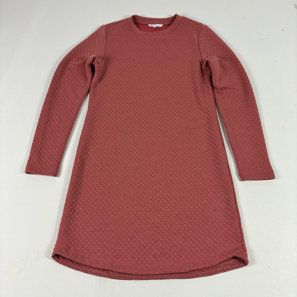 Southern Tide Long Sleeve Quilted Dress in Dusty Rose